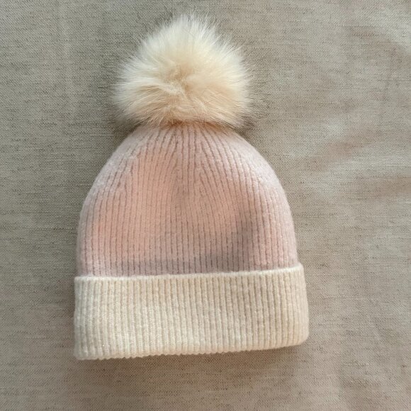 FREE With $50+ Spend or Bundle of 3+ Items: Pink Denver Hayes Pom Beanie - Picture 1 of 4
